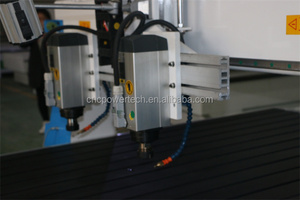 Chine populaire multi-broches CNC routeur rotatif avec table à vide verticale pompe à engrenages essentielle Syntec Richauto - Product Image 3