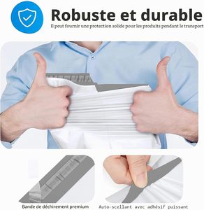 Bolsas de Correo de Plástico Polivinílico Autoadhesivas, Reciclables, Ecológicas, Impermeables, Precio de Fábrica, Bolsas de Envío Personalizadas - Product Image 5