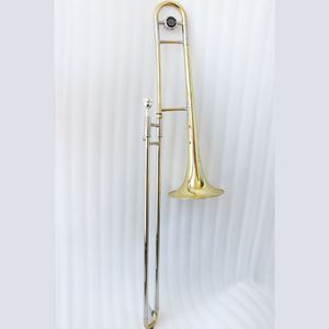 <span class=keywords><strong>Trombone</strong></span> ténor en laiton pour étudiants et débutants, <span class=keywords><strong>trombone</strong></span> laqué or pour la pratique - Product Image 1