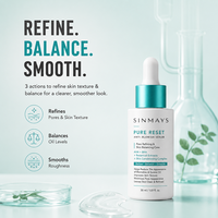 Sérum Purifiant Anti-Imperfections AHA BHA Resserre les Pores Contrôle du Sébum Équilibrant Lissant pour le Visage