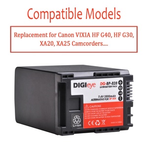 <span class=keywords><strong>Batteria</strong></span> 2800mAh BP-820 BP-828 per <span class=keywords><strong>Canon</strong></span> VIXIA GX10, XF400, XF405, HFG20, HFG30, HFG40, HFM41, HFM400, HFS21, HFS30 - Product Image 4