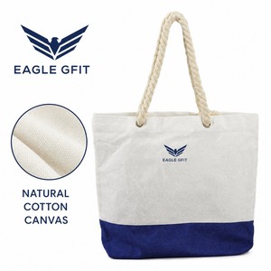 Sac à bandoulière promotionnel, léger, en coton 100%, design personnalisé accepté pour les sacs en coton de supermarché - Product Image 2