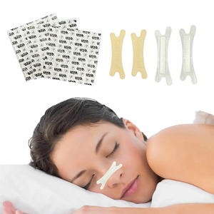 Alivio de la congestión nasal, ayuda para dormir, paquete de tiras nasales transpirables de grado médico, tiras nasales extrafuertes antironquidos - Product Image 1