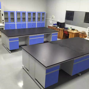 Equipo de laboratorio de química, muebles de laboratorio, banco de trabajo de laboratorio de estructura de marco C - Product Image 4