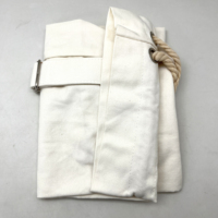 Sac de transport unisexe pour tapis de yoga LEECORK en toile 100% coton avec cordon de serrage, sangle réglable et perles en bois, impression personnalisée, vente en gros