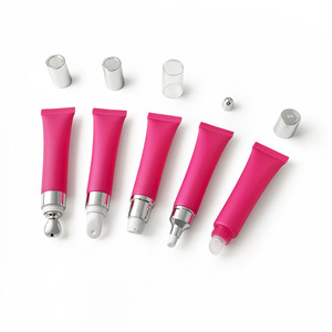 Tubo de plástico vacío y flexible de 15ml/<span class=keywords><strong>g</strong></span>, color magenta, para cosméticos: exfoliantes, pintalabios, crema para ojos, esencia, loción. - Product Image 1