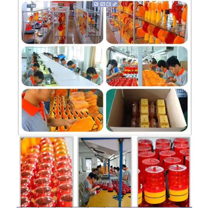 ไฟกระพริบพลังงานแสงอาทิตย์สีแดงสีน้ำเงินไฟไดโอดการก่อสร้าง - Product Image 6