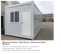 Maison conteneur détachable CY 20 40 pieds avec chambre, maison mobile, dortoir, préfabriquée, petite maison modulaire en panneaux sandwich