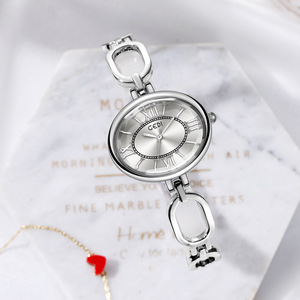 Reloj ovalado de nicho para mujer, estilo retro romano, de alta calidad, resistente al agua, reloj de cuarzo, reloj de pulsera para mujer - Product Image 1