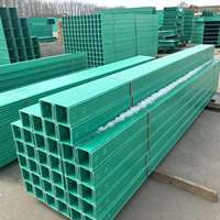 Canal de protection électrique en fibre de verre à grain de bois pour câbles FRP