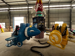 Manèges de parc <span class=keywords><strong>d</strong></span>'attractions, équipements de terrain de jeux, produits en FRP, système hydraulique, <span class=keywords><strong>hélicoptère</strong></span> 360° à commande automatique, avion à <span class=keywords><strong>vendre</strong></span> - Product Image 4