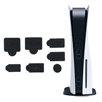 Kit de protection anti-poussière en plastique 4 couleurs pour PS5 Console Interface Cover Suite pour Playstation 5 Accessoires