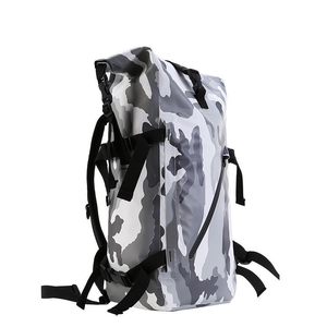 Sac à dos étanche en PVC à double épaule, sac de sport sec, sac de rafting, de natation, de plongée, fermeture éclair, sac à dos flottant à enroulement, sac à dos de randonnée - Product Image 5