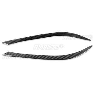 2 pièces de garnitures de phares en fibre de carbone pour Honda Stream 2006-2008, autocollants de phares, garnitures de phares - Product Image 2