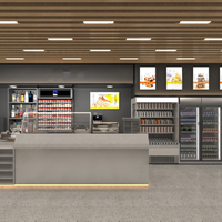 Conception personnalisée de l'aménagement des supermarchés et des magasins de proximité |   Service de conception d'aménagement intérieur 3D pour espaces commerciaux