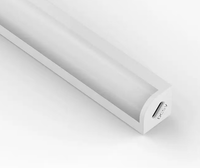 Lampe LED rechargeable pour placard, sans fil, télécommandée, à intensité variable, avec détecteur de mouvement PIR, de luxe, à angle droit, pour armoire, à induction