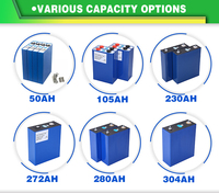 Batterie LiFePO4 3.2V 304Ah (280Ah V3 LF280K) pour stockage d'énergie, 7500 cycles, 3.2V 105Ah 310Ah 320Ah, en stock UE, sans taxes