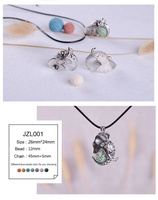 Collier à pendentif en pierre de lave, accessoire d'huiles essentielles, diffuseur d'aromathérapie, parfum, vente en gros, haute qualité