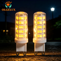 Ampoule LED G9 4,8W T4 G9 à double culot pour lustre 220V-240V 530LM pour éclairage domestique non dimmable