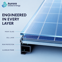 Module solaire monocristallin PERC haute efficacité 550-660W compatible avec les systèmes résidentiels et commerciaux connectés au réseau