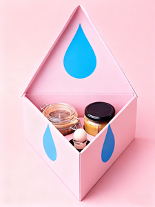 Cajas de Cartón Triangulares para Cosméticos con Forro de Esponja, Reciclables, Color y Tamaño Personalizables, Embalaje de Cartón Kraft para Envíos - Product Image 1