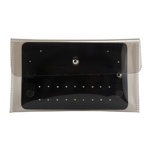 Portable and simple transparent jewelry bag for rings, <b>earrings</b>, and miscellaneous items; a convenient storage <b>box</b> for personal - Product Image 3
