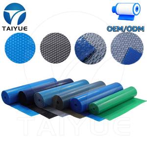 Taiyue Logo personnalisable couverture de piscine à bulles en polyéthylène <span class=keywords><strong>maison</strong></span> bleu noir et argent pour piscine de parc aquatique - Product Image 3
