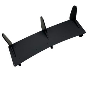 Cardimanson <b>Rear</b> <b>Spoiler</b> With Canard And Blade Design For Volkswagen POLO GTI 2011-2018 Matte Black Tuning Style - Product Image 5