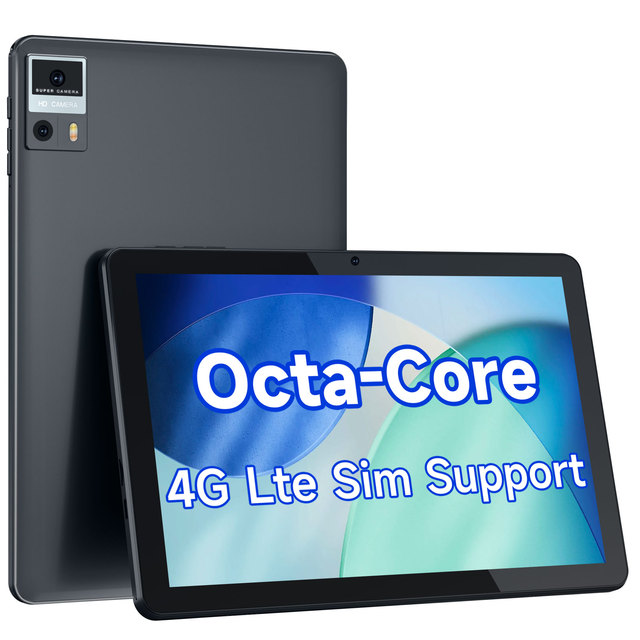 4G Calling Tablet 10.1" Android 16 Octa Core 20GB 128GB 6000mAh 2.4G+5G WiFi IPS 1280x800 Resolution Business & Entertainment