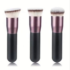 Brocha de Maquillaje Kabuki Grande Personalizada con Logotipo Ulikeke, Punta Plana, Inclinada, Redonda, Angulada, para Base Líquida - Product Image 1