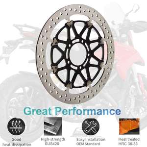 Nuevos repuestos para <span class=keywords><strong>Moto</strong></span>, accesorios, Rotor de disco, freno de disco delantero de motocicleta de 320mm para Ducati <span class=keywords><strong>Monster</strong></span> 1100 EVO 821 796 1200 937 - Product Image 2