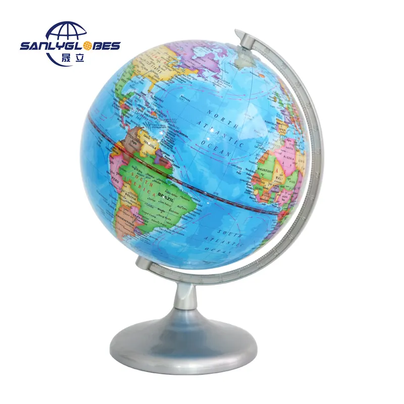 Mini globo decorativo In Design personalizzato e dimensioni globo con supporto In metallo distretto politico globo mondiale acquista dal principale esportatore