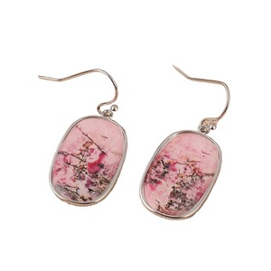 Orecchini Pendenti Vintage Rosa Testurizzati per Donne, Eleganti Gioielli di Moda - Product Image 6