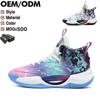 Baskets de basketball mi-montantes à absorption des chocs en mousse, directement de l'usine, en stock, chaussures de sport pour terrain, livraison directe, tailles 39 à 45