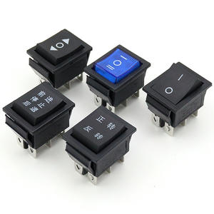 Interruptor Basculante KCD4 de Alta Corriente 20A, Contacto de Cobre Plateado, 2/3 Posiciones, 2/4/6 Pines con Luz, Interruptor de Alimentación 16A 250V AC - Product Image 5