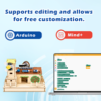 Kits de Robótica Zetok para Niños, Kit Educativo de Granja Inteligente DIY, Puzles 3D Programables con Código Visual para Educación y Maker Boards