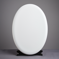 Plaque commémorative ovale vierge en céramique, tablette en porcelaine haute densité pour urne funéraire et commémoration