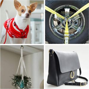 Coobigo Pack O Rings Metal Buckle Loops Crafts Purse Bag Webbing Strap Backpack Making <b>Dog</b> Leash <b>Collar</b> Hardware <b>Small</b> Silver Go - Product Image 4