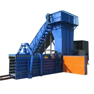 waste paper carton cardboard plastic bottle baling machine baler compactor