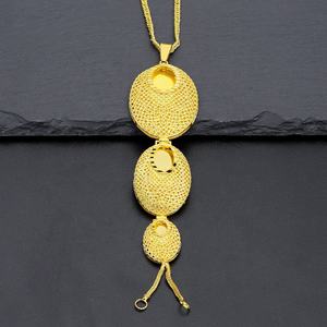 Matériaux de fabrication de bijoux en laiton plaqué or JXX en gros, pendentifs breloques du Moyen-Orient pour femmes et bijoux pour enfants - Product Image 6