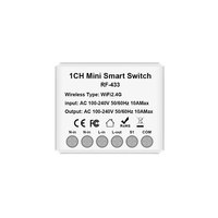 Módulo de Interruptor WiFi Inteligente Tuya con RF, Sin Batería, Sin Cables, Interruptor de Luz Inteligente para el Hogar, Compatible con Alexa y Google