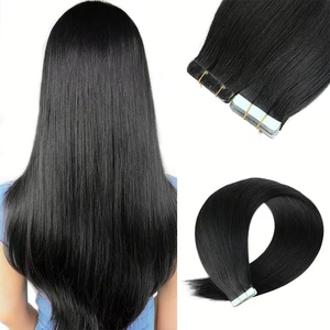 Extensions de <span class=keywords><strong>cheveux</strong></span> humains Remy 10A sans couture, tissage invisible, 100% <span class=keywords><strong>cheveux</strong></span> brésiliens, brun noir naturel, extensions de <span class=keywords><strong>cheveux</strong></span> lisses - Product Image 4