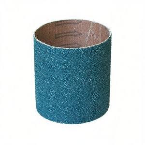 Cinta de lija de circonio Fervi, grano 80, forma cilíndrica, para pulir metal y madera - Product Image 2