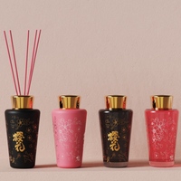 Diffuseur de roseaux de luxe 500 ml, parfum de fruits frais et de fleurs, huile pour l'aromathérapie à domicile, parfum sans odeur pour le salon, parfum