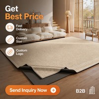 Tapis de salon de luxe à double couche, amovible, imprimé sur mesure, directement de l'usine