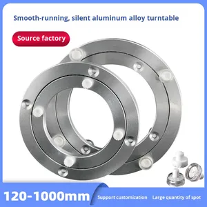 Top Manufacturer's Slewing Bearings Aluminum Alloy Dining <strong>Table</strong> Cross Roller Turntable Base Slewing Track For Furniture Rotating - Product Image 4