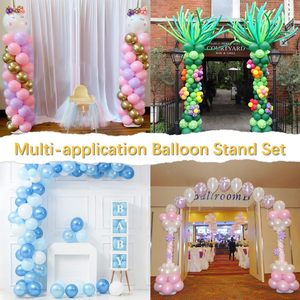 Support de colonne de ballons réglable pour décoration d'arche de mariage et d'anniversaire, ensemble de poteaux télescopiques avec support de ballons - Product Image 4