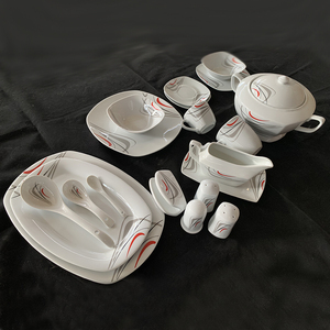 Giá Rẻ 105Pcs Sứ Tấm Bộ Đồ Ăn Bán Buôn Gốm Bộ Bữa Ăn Tối - Product Image 3