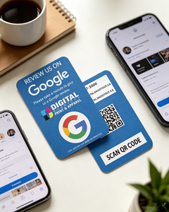 บัตรแชร์โซเชียลมีเดียพลาสติก PVC แบบกำหนดเอง พร้อม NFC พิมพ์สีออฟเซ็ต คิวอาร์โค้ด โลโก้ บาร์โค้ด ปั๊มนูน - Product Image 2
