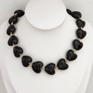 Kalung hati cinta multilapis Recy warna-warni mode baru kalung emas kristal Choker manik-manik wanita mewah pesta hadiah perhiasan grosir - Product Image 5